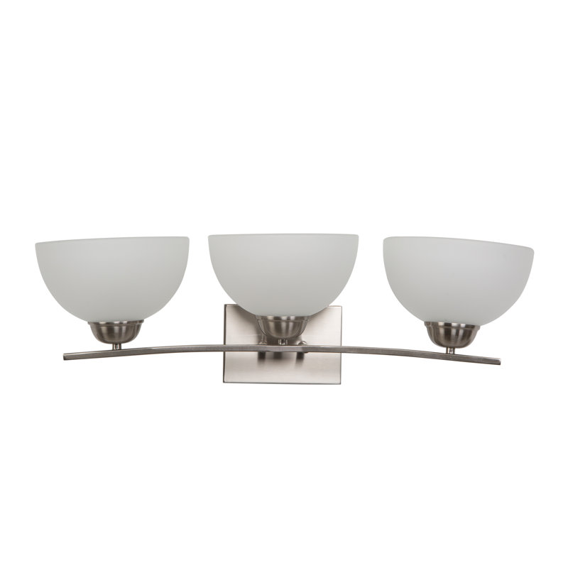 Babin 3 - Light Vanity Light, Satin Steel