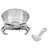 Arthur Court Designs Coastal Aluminum Condiment Server