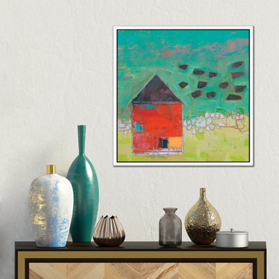 Pecatonica Barn 1 Piece Floater Frame Wall Art on Canvas