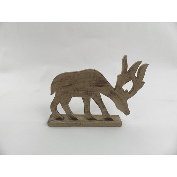 The Holiday Aisle® Reindeer Tabletop Decor | Wayfair