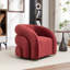 Fauteuil demi-tonneau rembourré et pivotant-1711897631