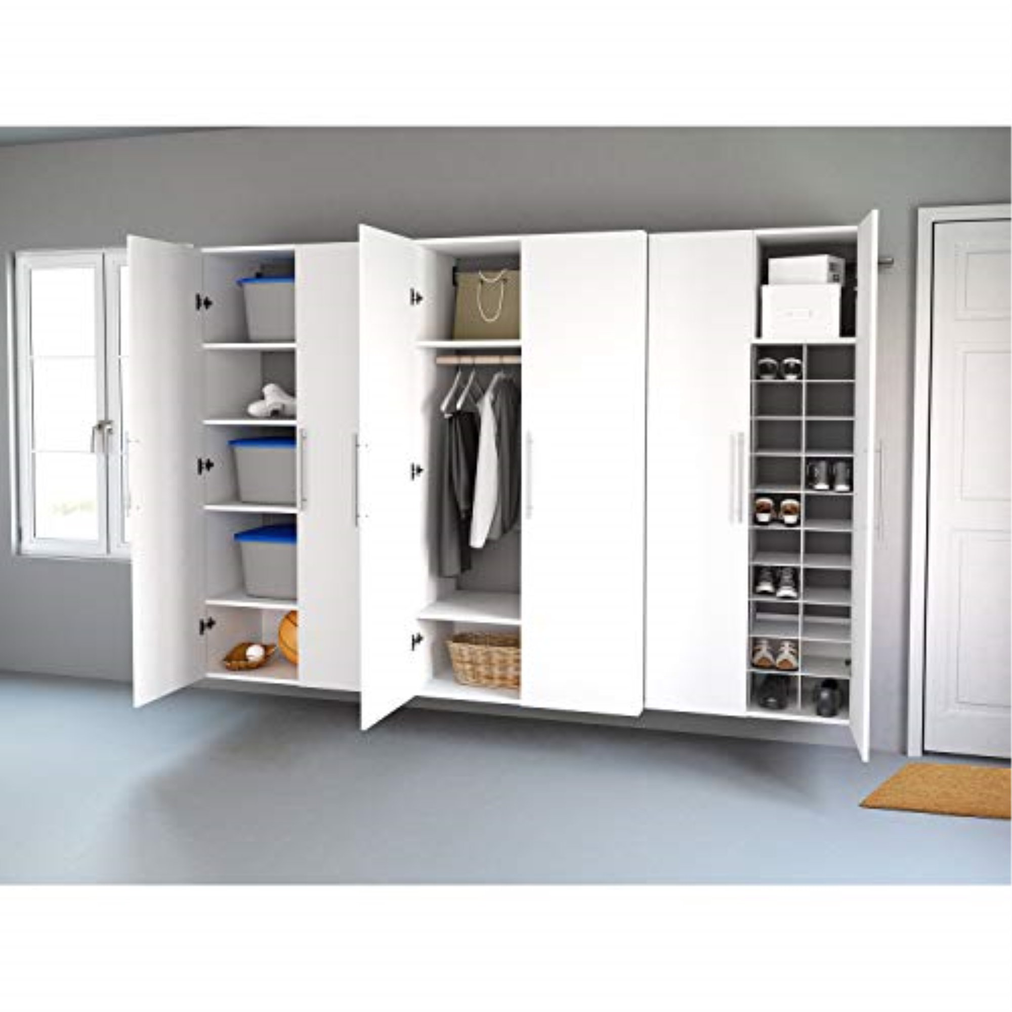 Springboro 74 H x 36 W x 15 D Storage Cabinet WFX Utility Finish: White