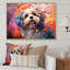 Popart Shih Tzu Serenade - art mural chien-651325906-651325865
