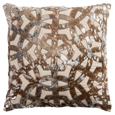 Coussin en cuir Peverall