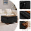 Repose-pieds de rangement carré capitonné de 29,5 po de largeur-1248905024-1254757868