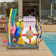 Pool Towel Rack,Outdoor Pool Storage Rack With Rattan Base And 5 Towel Bars,Pool Float Storage With Compartments, Store Buoys, Pool Floats, Swimming Rings, Suitable For Outdoor/Indoor