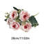  Fleurs artificielles Fleurs en soie artificielle Plantes artificielles et bouquets de fleurs Convient pour les mariages et les arrangements floraux et la décoration de roses artificielles-128926032