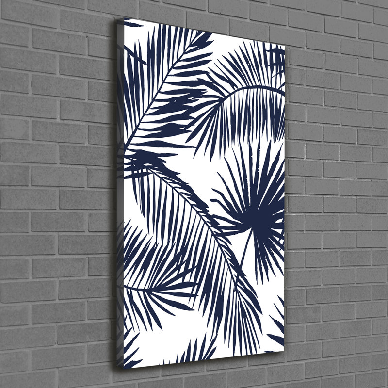 Leaves Of Palm - Wrapped Canvas Print