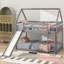 Lit superposé avec toit coulissant, lit plateforme, cadre de lit-434819097-434819103