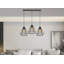 Carnbrock 3 - Light Black Kitchen Island Pendant-417164553