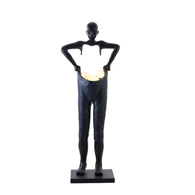 Creative Abstract Sculpture With Resin And Illuminated Decoration Items