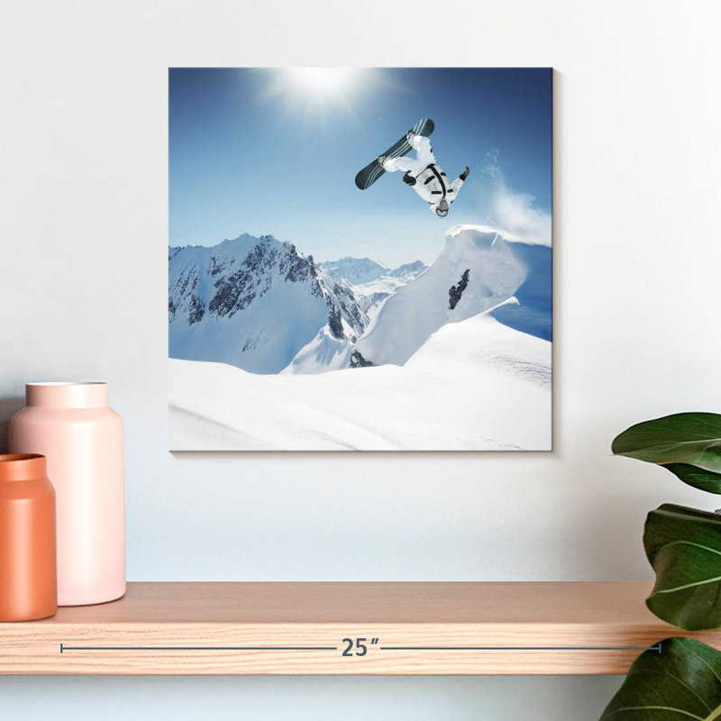 Snowboarder Flip, H 16 po x l 16 po