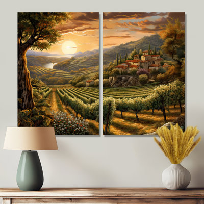 «Vineyard Charm», art liquide traditionnel