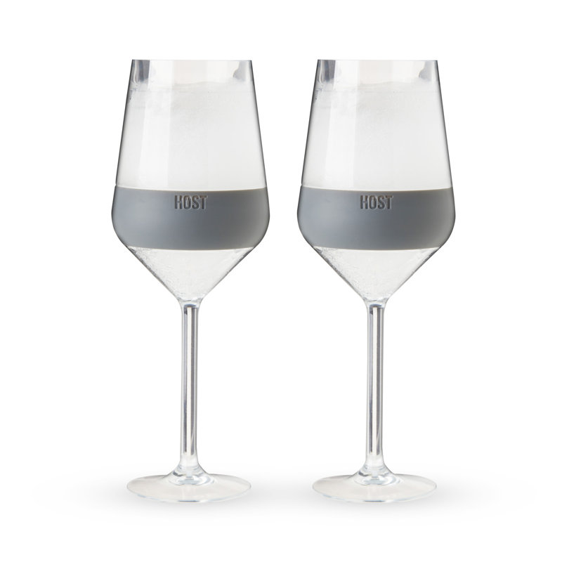 Chilling Stemmed Wine FREEZE in Gray