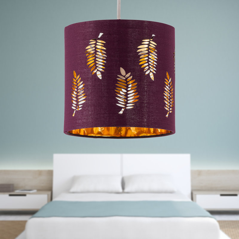 Drum Cotton Lamp Shade, 15cm H x 15.5cm W x 15.5cm D