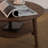 Creative double oak solid wood end table