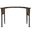 D'intérieur et d'extérieur Pergola - 12 x 9 pi, beige pour le plaisir de la cour arrière avec auvent rétractable