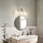 Meller 3-Light Brushed Nickel Vanity Light with Clear Glass Shades-607116004