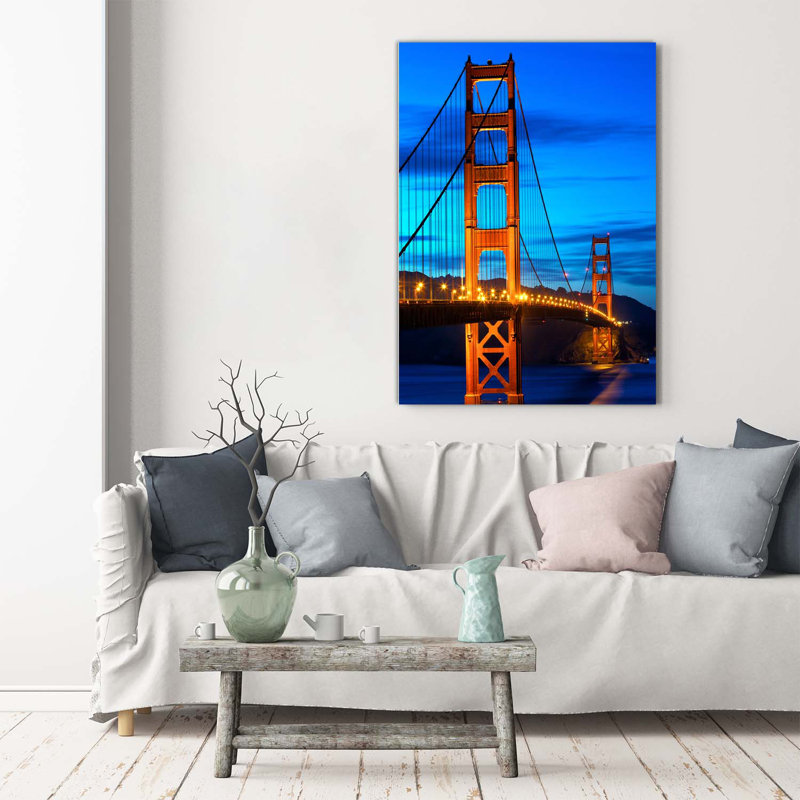 San Francisco Bridge - Wrapped Canvas Print
