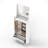 Shoe Cabinet With 3 Mirrors For Entryway