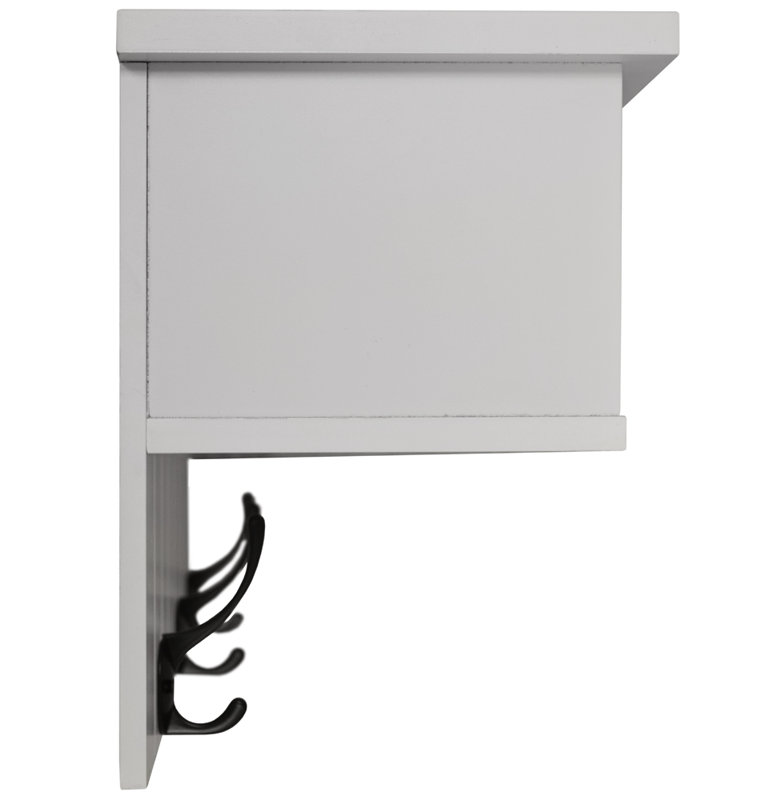 3 - Hook Wall Mounted Coat Rack