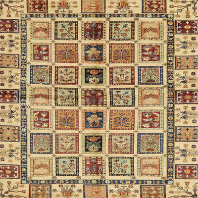Wool Abstract Indoor Rug