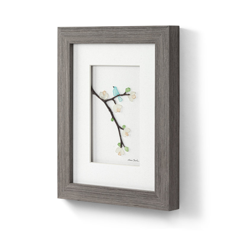 Spring Gray Wall Art - 8X10in