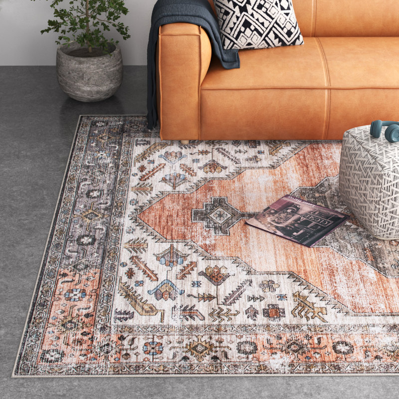 Southwestern Area Rug, Rectangle 213 x 274cm