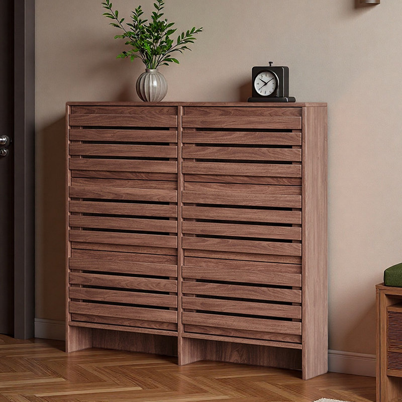 Kidwelly, Dark Brown Wood, 49.21" H x 47.24" W x 7.87" D