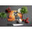 Schnauzer Fall Glass Cutting Board Large