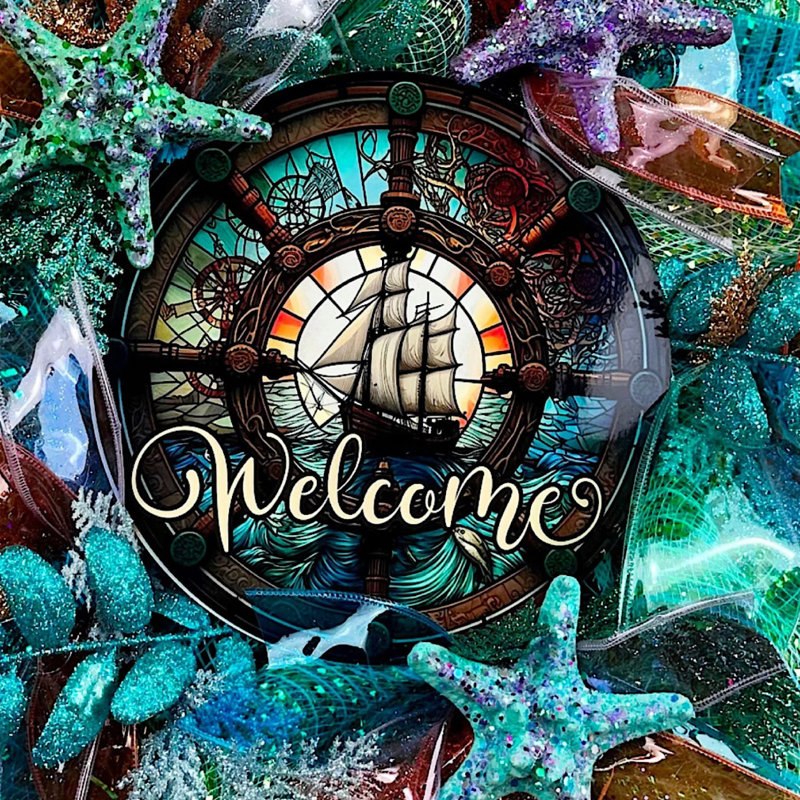 Couronne nautique Welcome