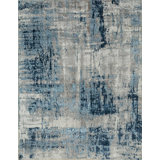 Contemporary One-of-a-Kind Rectangle 9'11" X 14'2" Hand Knotted Area Rug