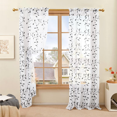 Janda Sheer Curtain Pair