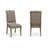Chadwick 20.25" Tufted Dining Side Chair — Nailhead Trim · Cream Fabric · Gray Cashmere Finish