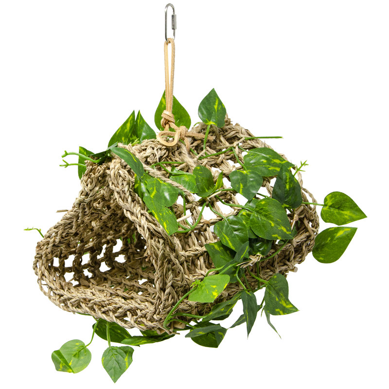 Reptology Lizard Lounger Hanging Hideout with Vines