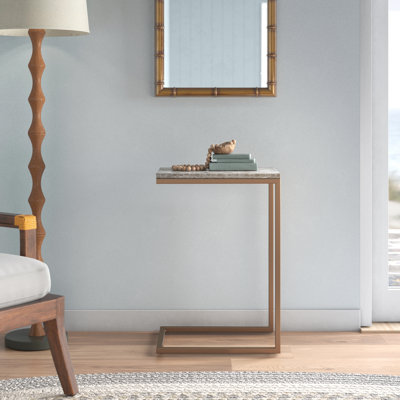 Tellez 26'' Tall Capiz C Table End Table