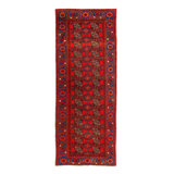 One-of-a-Kind Runner 3'8" x 10'3" Hand Knotted Area Rug
