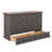 Full Size Murphy Bed, Solid Pine Wood Farmhouse Murphy Bed Frame Chest Cube Cabinet With Charging Station And Large Storage Drawer-1372615885