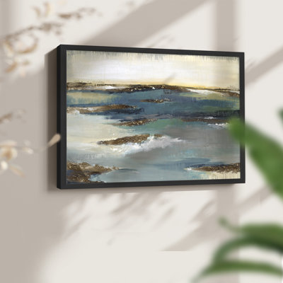 Coastal Bluffs -Framed Print - Restickable