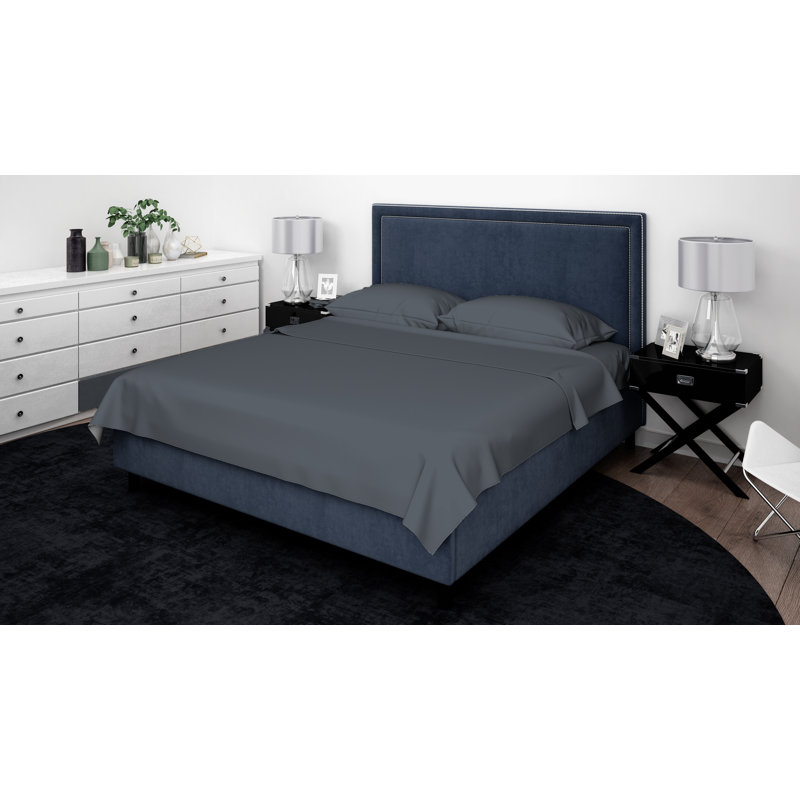 Ensemble de draps 100% satin de coton 500 fils