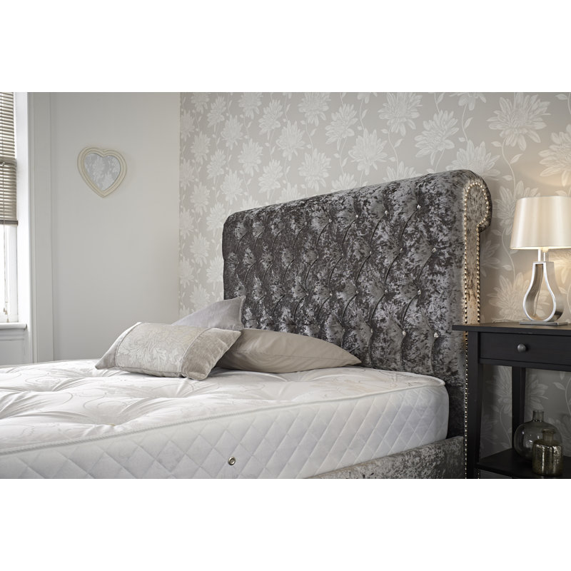 Trace Upholstered Bed, Single (3')