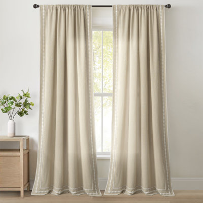 Yori Polyester Room Darkening Curtain Panel