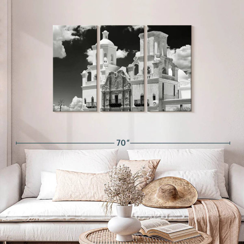 Adella Mission San Xavier Del Bac Tucson, H 28 po x l 45 po