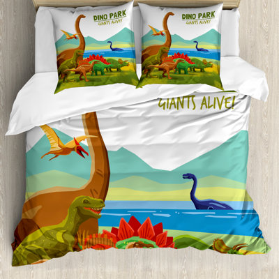 Kierra Green/White Microfibre Duvet Cover Set