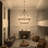 Adriana 24 - Light Living Room Dimmable Steel Wagon Wheel Chandelier UL Certified