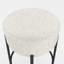  Upholstered Counter Stool with Metal Frame-1109059224