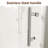 28" - 29 3/8" W x 72" H Pivot Swing Frameless Shower Door with 1/4" (6mm) Clear Tempered Glass-107925074