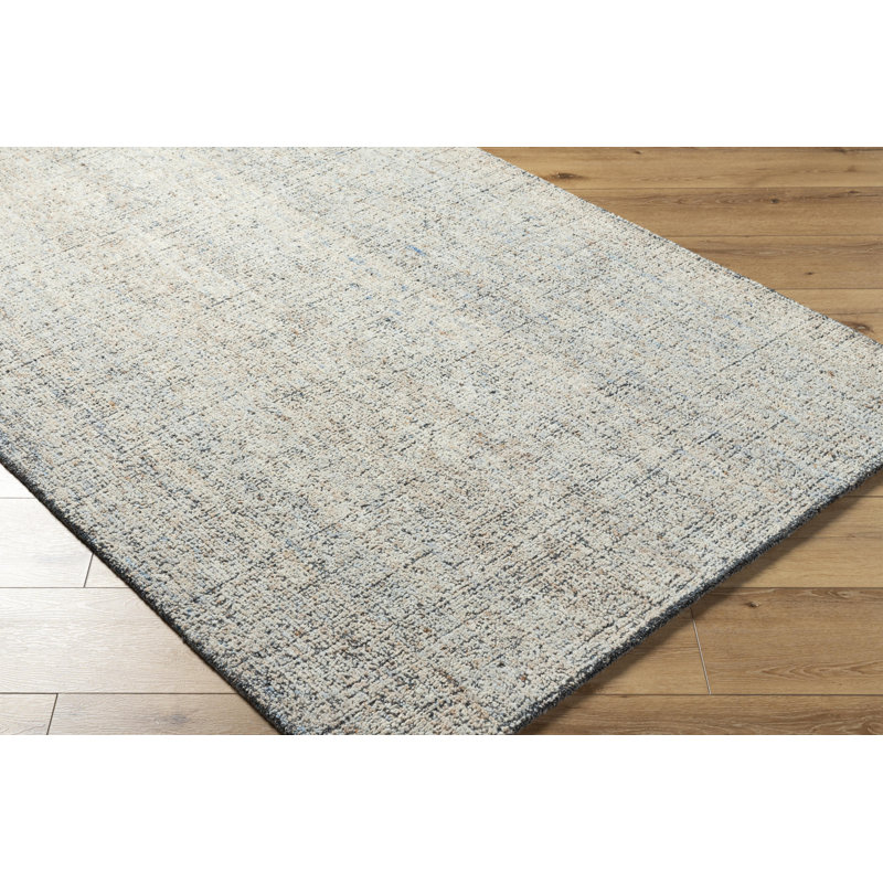 Alicia Hand Tufted Area Rug in Gray, Rectangle 12' x 15'