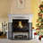 Azusena 3 Panel Iron Fireplace Screen