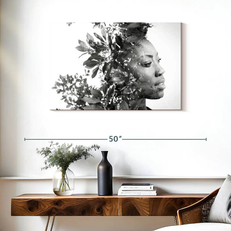 Portrait de femme Leisha, H 24 po x l 36 po